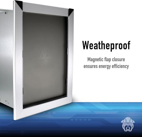 باب كلب كبير من الألومنيوم النقي، باب كلب كبير للجدار، باب للحيوانات الأليفة للجدار مع لوحة قفل منزلقة، أنفاق صندوقية موسعة، وإطار معدني سهل التركيب لسلالات الكلاب الكبيرة والقطط in Kuwait