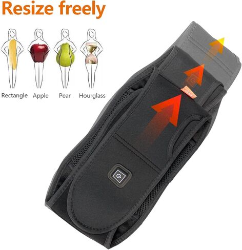 وسادة تسخين Sojoy USB للسفر، وسادة تسخين سريعة تستخدم للظهر والكتف والساق وتشنجات البطن، وسادة تسخين محمولة مع 3 مستويات تسخين للسفر والعمل والمنزل (البطارية غير متضمنة) in Kuwait