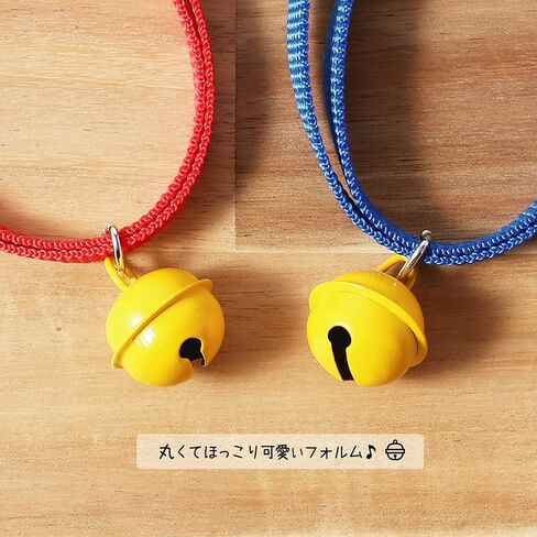 Kokoneko Honpo [Tama Collar] Large Bell with Safety Buckle Handmade (Red) in Kuwait