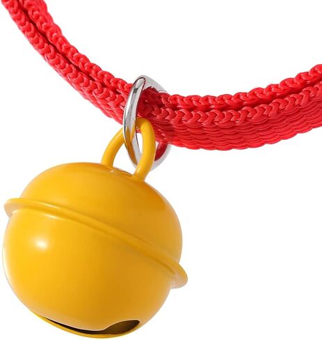 Kokoneko Honpo [Tama Collar] Large Bell with Safety Buckle Handmade (Red) in Kuwait
