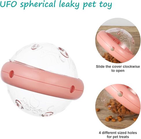 FRIUSATE 2Pcs Cat Treat Dispenser, Cat Treat Toy Cat Interactive Toy and Cat Treat Ball, Food Dispenser Puzzle Feeder for Pet in Kuwait