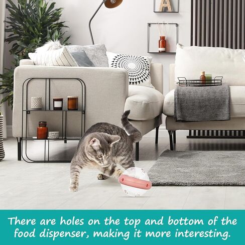 FRIUSATE 2Pcs Cat Treat Dispenser, Cat Treat Toy Cat Interactive Toy and Cat Treat Ball, Food Dispenser Puzzle Feeder for Pet in Kuwait