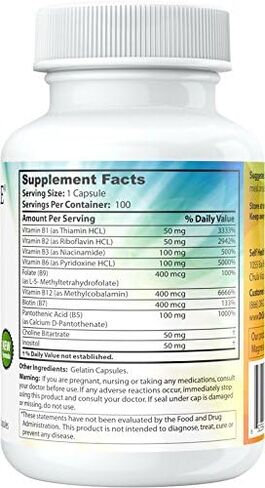 Dr Clark Store B Vitamin Complex (SuperB100), 501 mg 100 Gelatin Capsules in Saudi Arabia
