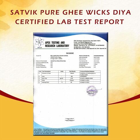 SATVIK 30 Pc Pure Cow Ghee Wicks for Pooja 60 Min Burning Time Home and Mandir Nitya Pujan Readymade Ghee Diya Jyot Indian Housewarming Return Gift Items Puja Accessories Diwali Diya Cotton Wicks in Kuwait