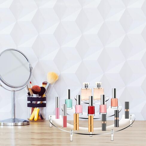 2 Pcs Acrylic Cupcake Stand, 3 Tier Acrylic Risers Display Stand, Dessert Stand Display Stand for Jewels, Figurines, Pop Figure and Perfume Stand for Wedding Party Christmas in Kuwait