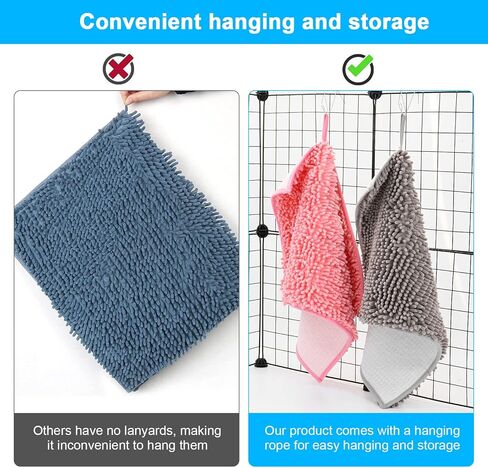 PStarDMoon Guinea Pig Cage Accessories, Guinea Pig Cage Liners, Comfortable, Chenille Fleece Guinea Pig Pee Pad, Washable & Waterproof for Small Animals Rabbit Hamster Rat (24x16, Pink+Grey) in Kuwait