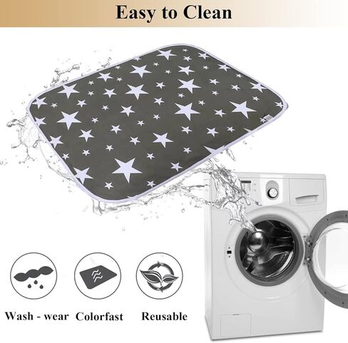 RUNANIA Guinea Pig Cage Liners, 3 Pack Washable & Reusable Guinea Pig Pee Pads for Rabbits Rats Hamsters Hedgehogs Small Animals in Kuwait