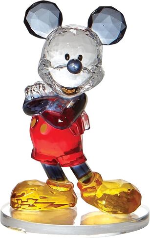 Enesco Facets Disney Mickey Mouse Standing Pose Figurine, 3.75 Inch, Multicolor in Saudi Arabia
