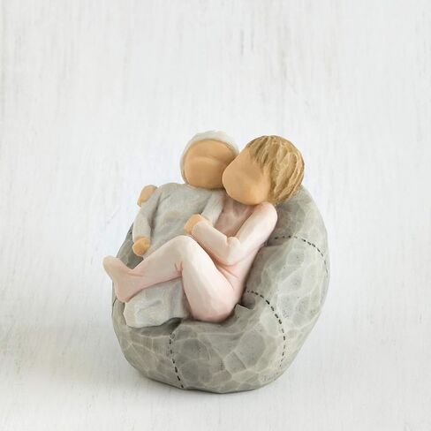 Willow Tree My New Baby (Blush), Lots to Learn to Love to Grow Together, Celebrates, Shows Caring Relationship Between Older Sibling and Younger Siblings, Sculpted Hand-Painted Figure in Saudi Arabia