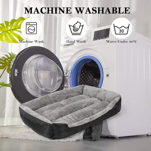 DogBaby Dog Bed, Dog Beds for Large Dogs, Rectangle Washable Pet Bed Comfortable and Breathable Large Dog Bed in Kuwait