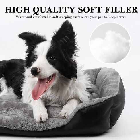 DogBaby Dog Bed, Dog Beds for Large Dogs, Rectangle Washable Pet Bed Comfortable and Breathable Large Dog Bed in Kuwait