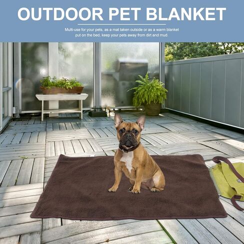 STOBOK 1Pc Outdoor Dog Bed, Waterproof Dog Blanket Foldable Pet Mat Dog Travel Bed Warming Blanket for Dogs and Cats for Travel Hiking Camping in Saudi Arabia