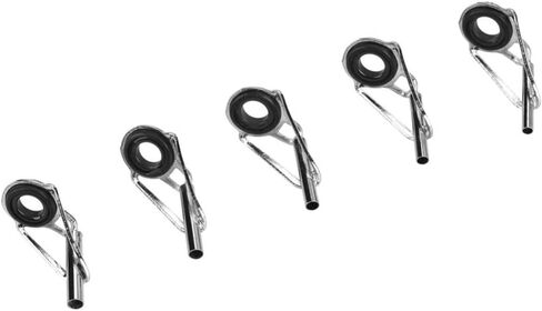 80Pcs 10 Sizes Fishing Rod Guide Ring Fishing Pole Guide Fishing Rod Tips Replacement in Saudi Arabia