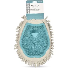 بيوسيلك قفاز العناية بالكلاب 2 في 1، قفاز تجفيف الكلاب للعناية بالكلاب، مصنوع من قماش شانيل المايكروفايبر يمتص الماء، يزيل الشعر ويدلك الحيوانات الاليفة، قفاز للعناية بالكلاب in Kuwait