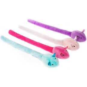Cat Toys Mice 4PCS - Catnip - Jingly Bell - Crinkle - Premium Cat Interactive Chew Toys for Indoor Cats in Kuwait