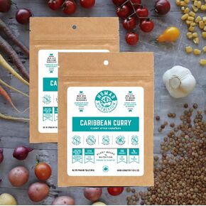 Nomad Nutrition Caribbean Curry | Instant Freeze Dried Backpacking & Camping Food | Plant-Based, Non-GMO Hiking Meals with High-Energy, Vegan, Gluten-Free | 112g - 1 Pack in Saudi Arabia