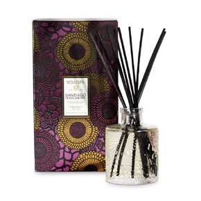 Voluspa Santiago Huckleberry Reed Diffuser | 3.4 Fl. Oz. | 4-6 Month Product Life | 24/7 Fragrance without the flame | Vegan