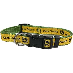 John Deere Large PET Collar for Dogs & Cats. A Licensed Dog Collar for The Construction, Tractors, John Deere Super Fan! Walk & Run with Your Dog/CAT in-Style with The Pets First John Deere Collars in Kuwait
