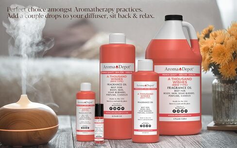 ألف أمنيات زيت عطري 4 أوقية أنا عطر أنا زيت للبشرة أنا زيت معطر. مشاريع DIY مثل الشموع وكرات الاستحمام الفوارة وزبدة الجسم والكريمات والمستحضرات. للناشر أو الشعلات أو المدافئ. in Saudi Arabia