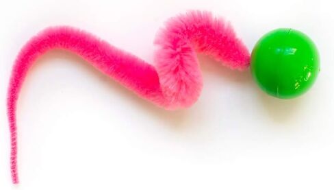 Dezi & Roo Wiggly Ping Ball - Fun Cat Toys - Toy Balls for Indoor Cats - Designed by a Feline Vet - Made in USA - 3pk in Kuwait