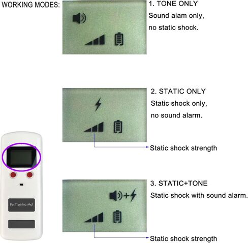 ويكسفر بساط صدمة كهربائي مطور لتدريب الكلاب والقطط والحيوانات الاليفة مقاس 60 × 12 انش in Kuwait