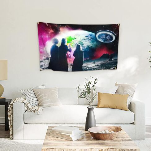 Rapper Poster Tapestry Cartoon Music album Tapestry Wall For Living Room Bedroom Dorm Room Home Decor With Four Brass buttonhole in Kuwait