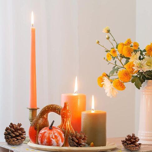 Hacaroa 100 Pcs Thanksgiving Artificial Pumpkins Set, 14 Pcs Faux Pumpkins 60 Pcs Maple Leaves, 2 Pcs Autumn Gourds, 4 Pcs Pinecorns, 20 Pcs Acorns for Halloween, Fall Harvest Home Decor in Saudi Arabia