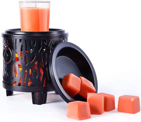 VIPbuy 4 في 1 سخانات الشمع الكهربائية لإذابة الشمع المعطر، موقد زيت العطر، تصميم الموقد المعدني، مذيب الشمع العطري، هدية وديكور in Kuwait