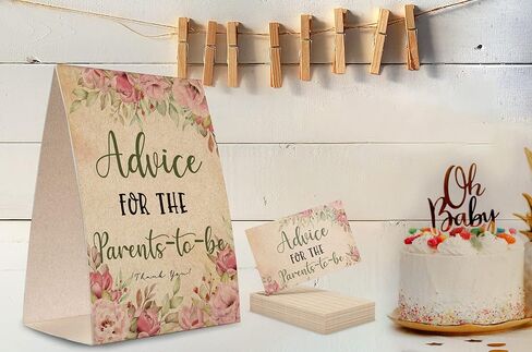 نصيحة للوالدين، مجموعة ألعاب نصائح استحمام الطفل (1 لافتة قائمة + 50 بطاقة نصيحة)، ديكورات استحمام الطفل-NPZAD15 in Kuwait