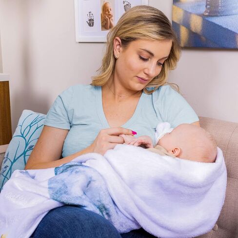 بطانية هابينست للأطفال الصغار الشهرية - هدايا للأطفال حديثي الولادة إلى السنة الأولى من العمر والنمو صور لكل شهر in Kuwait