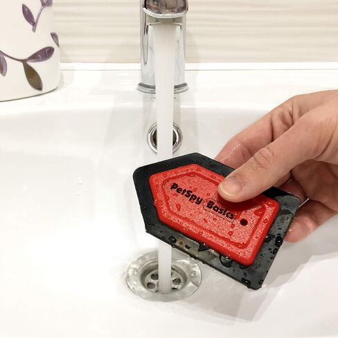 PetSpy Pet Hair Remover Mini Detailing Brush for Dog Cat Hair Easy to Clean Pet Hair, Professional Rubber Detailer Fur Removal for Car Seats, Clothes, Furniture in Kuwait