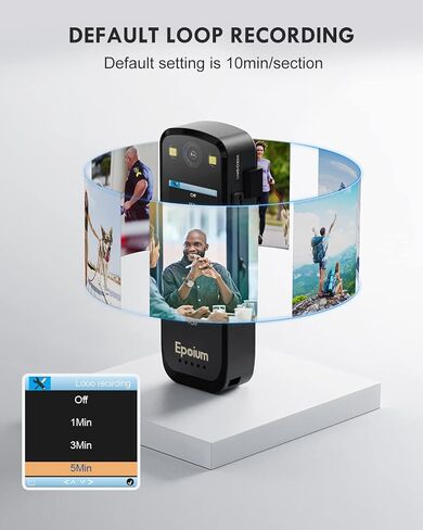 كاميرا EP2 بسعة 64 جيجابايت، كاميرا فيديو 1080 بكسل مع شاشة 1.3 بوصة، سعة البطارية 1500 مللي أمبير في الساعة، تدعم التسجيل من 5 إلى 6 ساعات، سهلة الاستخدام للمشي لمسافات طويلة وركوب الخيل والمشي مع الحيوانات الأليفة in Kuwait