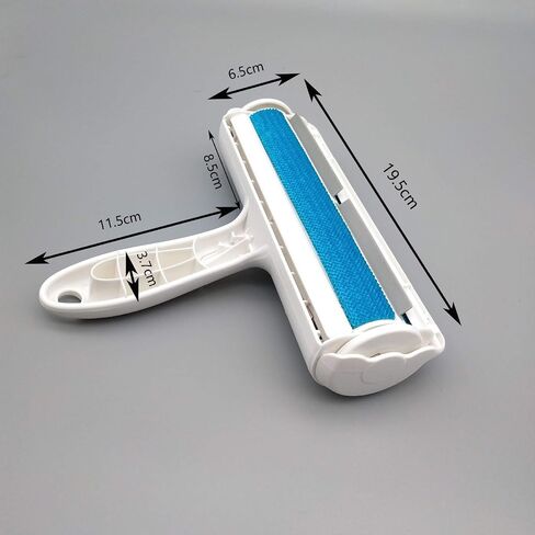 PAWLIC Pet Hair Remover-Reusable Cat and Dog Hair Remover for Furniture, Couch, Carpet, Car Seats or Bedding-Portable,Multi-Surface Lint Roller and Fur Removal Tool (Eared) in Saudi Arabia