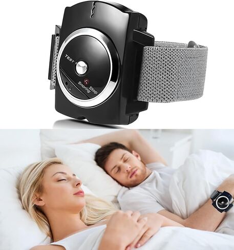 YUERWOVER Anti Snoring Devices Sleep Connection Anti-Snore Wristband Infrared Effective Intelligent Snoring Solution Bracelet Snore Stopper Good Sleep Aid Retainer for Men Women with Battery in Kuwait