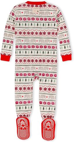 Burt's Bees Baby Baby Girls' Unisex Pajamas, Zip-Front Non-Slip Footed Sleeper Pjs, Organic Cotton in Saudi Arabia