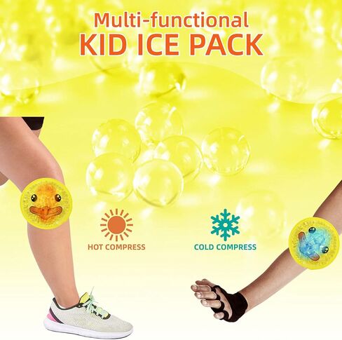 عبوات ثلج للأطفال من أجل Boo Boos، عبوتان للضغط البارد الساخن، عبوات ثلج من Boo Boo Gel لإصابات الأطفال البالغين، وتخفيف الآلام، والتهاب المفاصل، والحمى، والإسعافات الأولية، 4.8 بوصة (غزال + ثعلب) in Kuwait