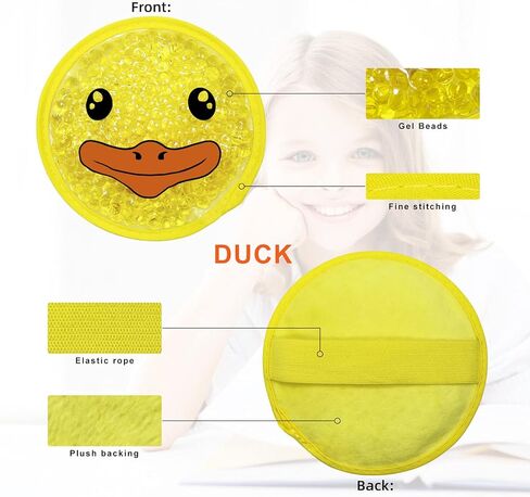 عبوات ثلج للأطفال من أجل Boo Boos، عبوتان للضغط البارد الساخن، عبوات ثلج من Boo Boo Gel لإصابات الأطفال البالغين، وتخفيف الآلام، والتهاب المفاصل، والحمى، والإسعافات الأولية، 4.8 بوصة (غزال + ثعلب) in Kuwait