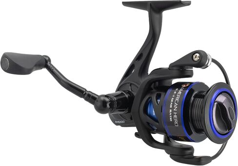 Lew's American Hero 100 6.2:1 Spinning Reel,Blue in Saudi Arabia