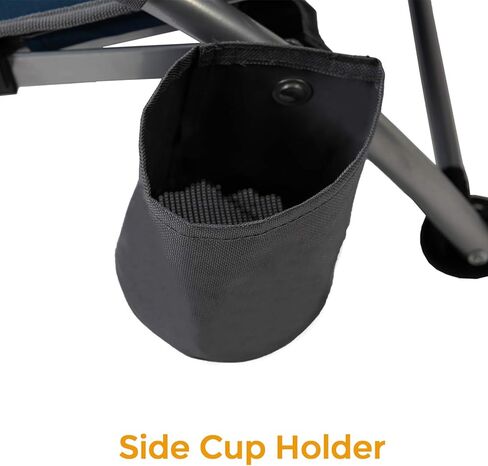 باسيفيك باس كرسي تخييم وشاطئ خفيف الوزن مع حامل اكواب مدمج، يتضمن شنطة حمل in Kuwait