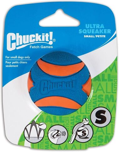 Chuckit! (4 Pack) Ultra Squeaker Ball, Small in Saudi Arabia