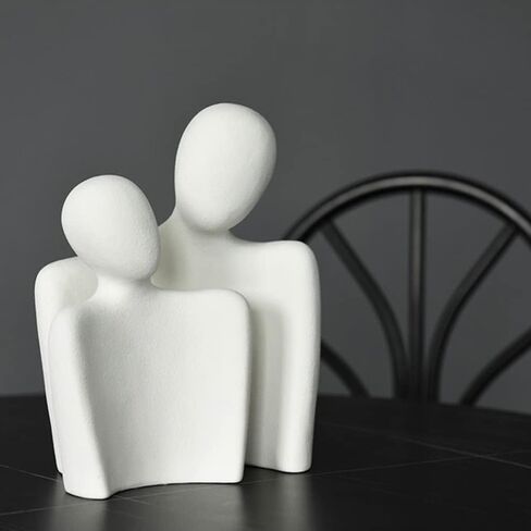 BUTILIVEEN Couple Sculpture Home Decor, Couple Gifts for Her, Romantic Love Statue for Wedding and Anniversary, Bookself Decor, Living Room Decorations, Office Decor in Saudi Arabia