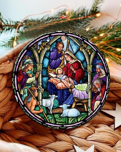 زينة الميلاد لشجرة عيد الميلاد - هدايا مسيحية دينية للنساء تذكارًا لتزيين مشهد الميلاد تذكار عيد الميلاد in Kuwait