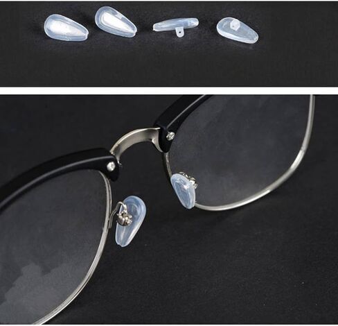 وسادات أنف مثبتة بمسمار 14 ملم، 6 أزواج من وسائد هوائية من السيليكون الناعم، استبدال نظارات غرفة الهواء، قطعة أنف مضادة للانزلاق لنظارات العين الشمسية in Kuwait