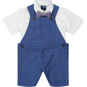 Nautica baby-boys 3-piece Shortall, Bodysuit, and Bow Tie Set in Kuwait