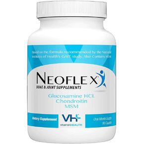 Neoflex Bone & Joint Health Supplement, MSM, Glucosamine, & Chondroitin Triple Strength Formula,90 Caplets in Saudi Arabia
