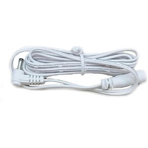 سلك طاقة HelloBaby، سلك تمديد الطاقة الرسمي لجهاز مراقبة الطفل HB6550/HB6550pro، كابل تمديد لشاحن HelloBaby، كابل شحن إضافي بطول 6.5 قدم، أبيض in Kuwait