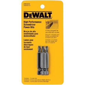 DEWALT DW2026 Deck 2-Inch Power Bit (3-Pack)