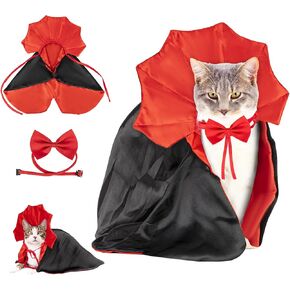 EPN الكلب أزياء الهالوين أزياء حفلات الهالوين للقطط والكلاب الشيطان مصاص الدماء عباءة القط ملابس تنكرية للهالوين عباءة للقطط والكلاب الصغيرة والمتوسطة in Kuwait