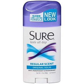 Sure Deodorant 2.6oz Invisible Solid Unscented (Pack of 3)