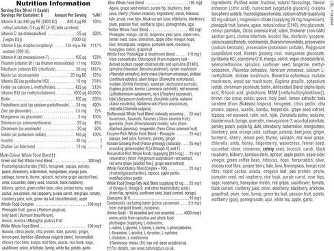 سائل الفيتامينات الذهبية مصدر الحياة من NaturesPlus - 30 أونصة - مع فيتامينات D3 وB12 وK2 - دعم الدم والعظام والمناعة - نباتي وخالي من الغلوتين - 30 وجبة in Kuwait